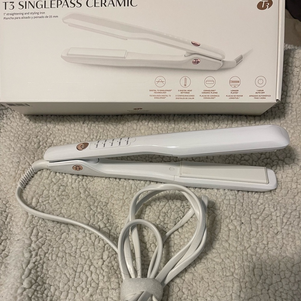 T3 Singlepass ceramic 1” flatiron